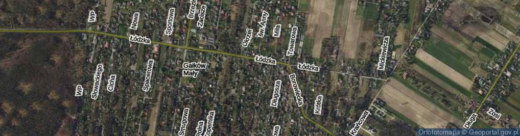 Zdjęcie satelitarne 1 Maja ul.